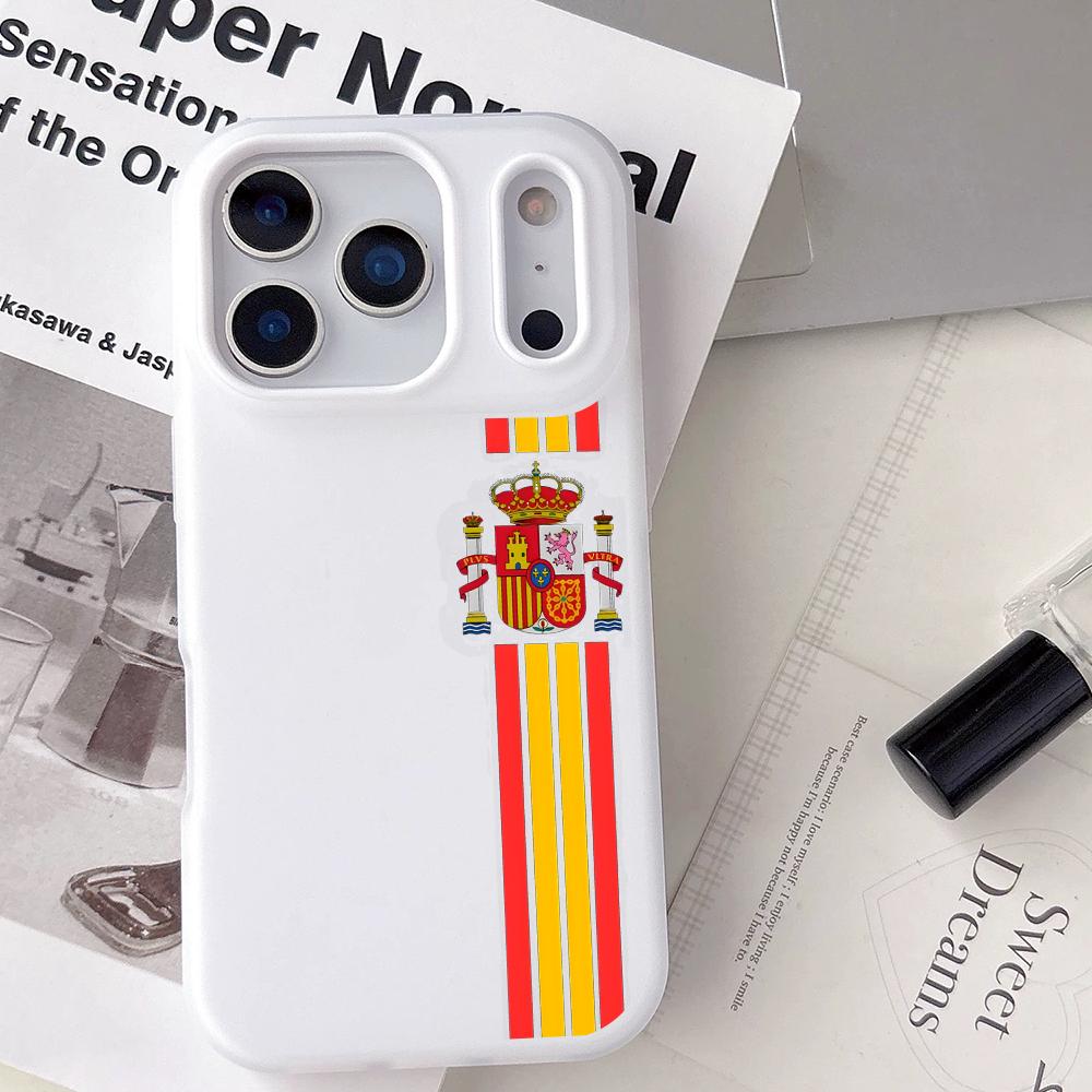 Phone Cases Clear - Spain LOGO Espana Red Yellow Line