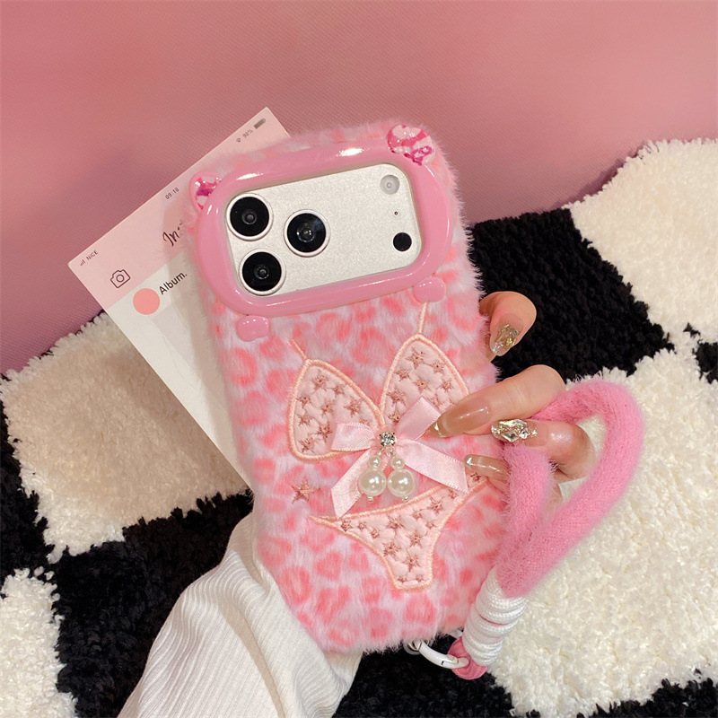 Phone Cases For Iphone 13 - Luxury Leopard Print Bikini Pattern Plush