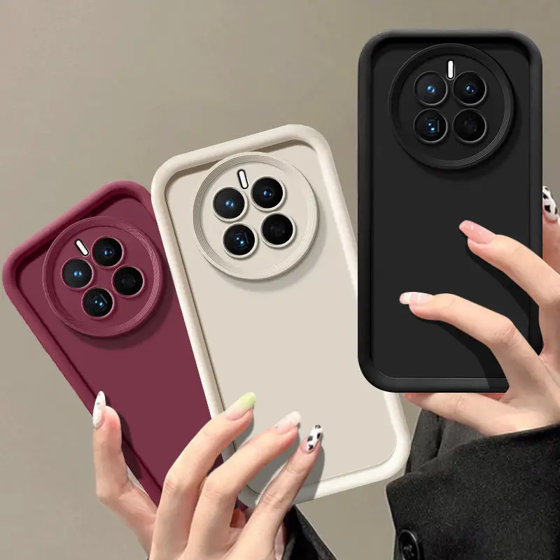 Phone Cases With Camera Cover - Matte Soft Silicone Case For Realme