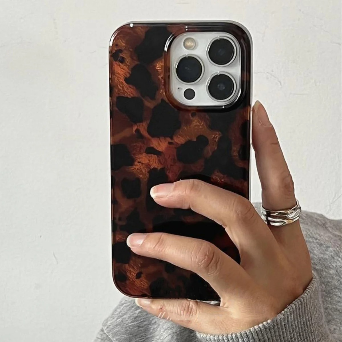 Phone Cases Xr Iphone - Retro Amber Texture Laser Phone Case
