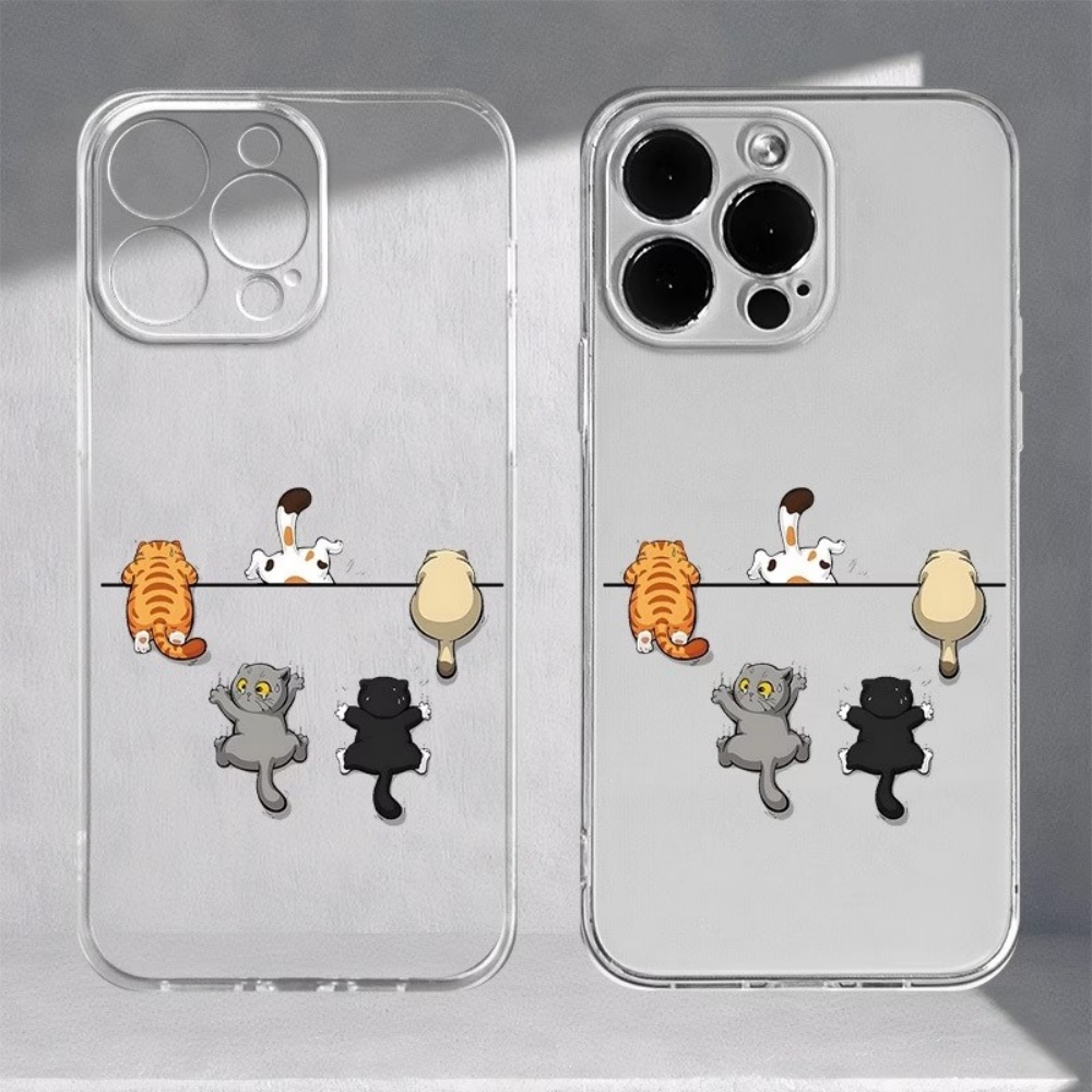Phone Cases Xs - Five Cute Cat Pattern Phone Case