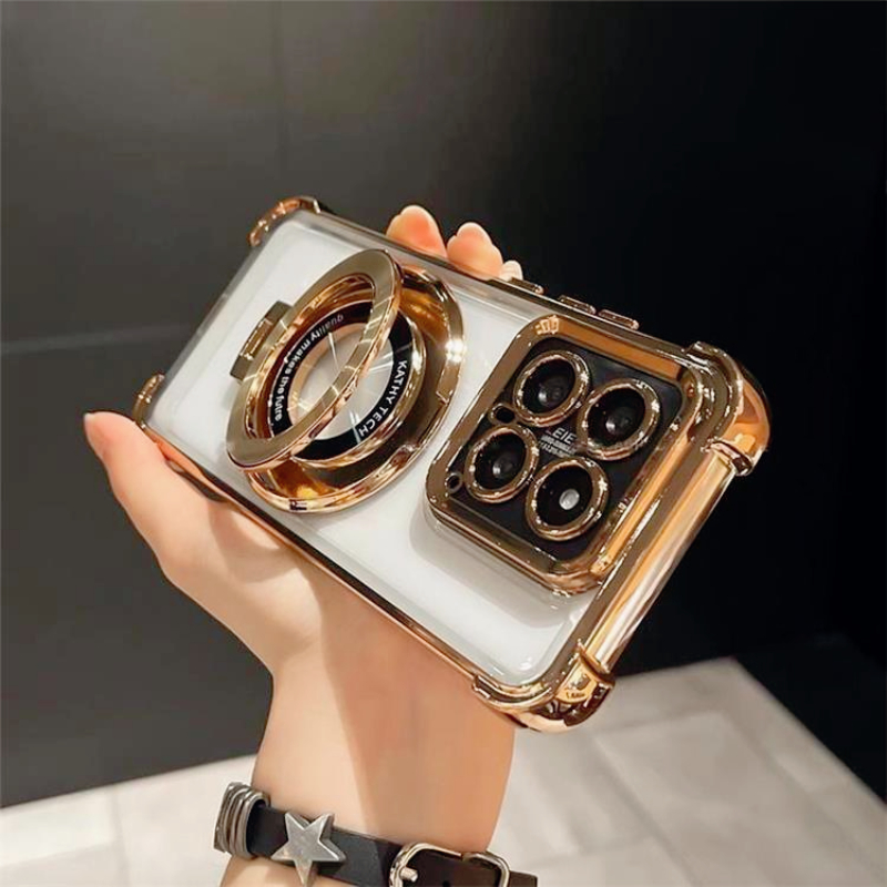 Luxury Plating Case - Luxury Plating CD Ring Stand Shockproof