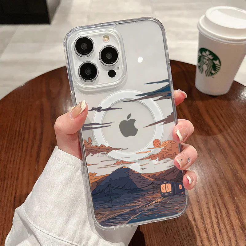 Phone Cases Xs - Sunset Pattern Fashion Phone Case For