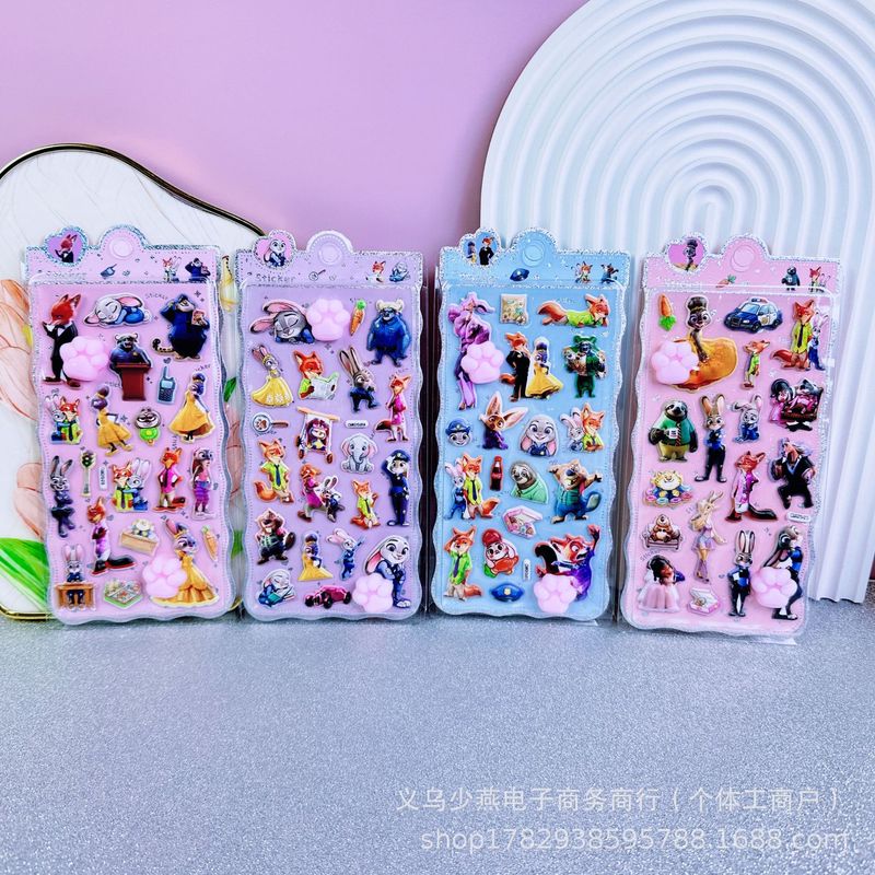 Phone Cases Disney - 40pcs Disney Zootopia Butt Sticker Soft