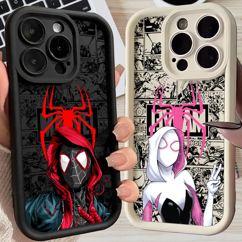 Spiderman Miles Morales Gwen M - Phone Cases For Iphone 13 评论和价格