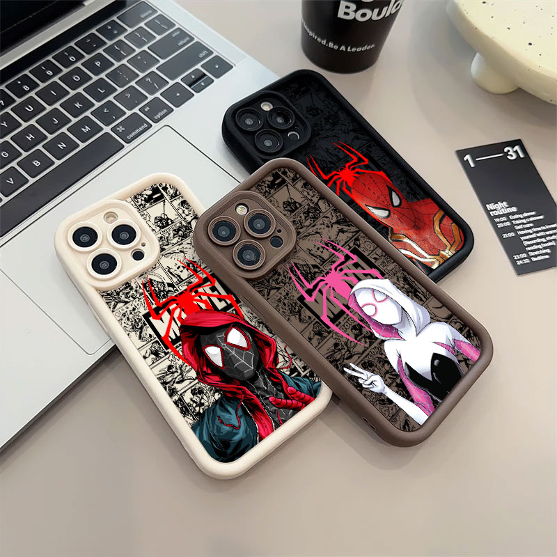 Spiderman Miles Morales Gwen M - Phone Cases For Iphone 13 评论和价格