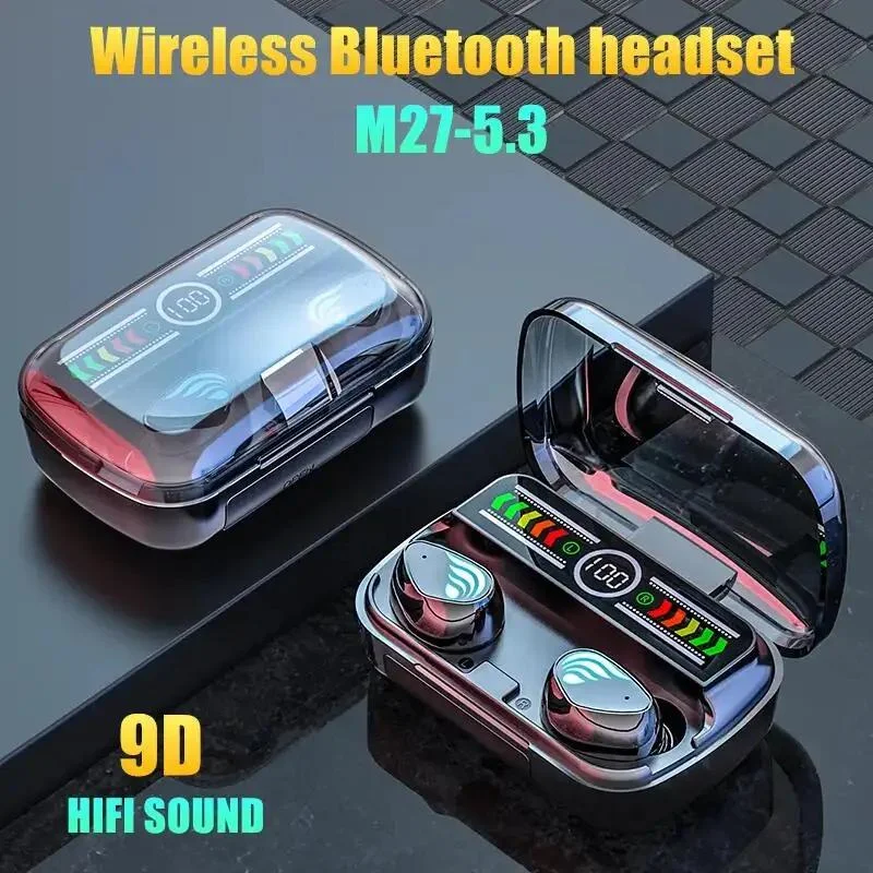 M27 TWS Bluetooth Headphones W - Phone Cases Pk 评论和价格