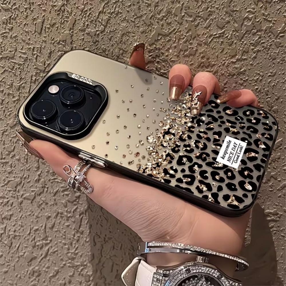 Leopard Speckled Gold Matte Fi - Phone Cases Rugged 评论和价格