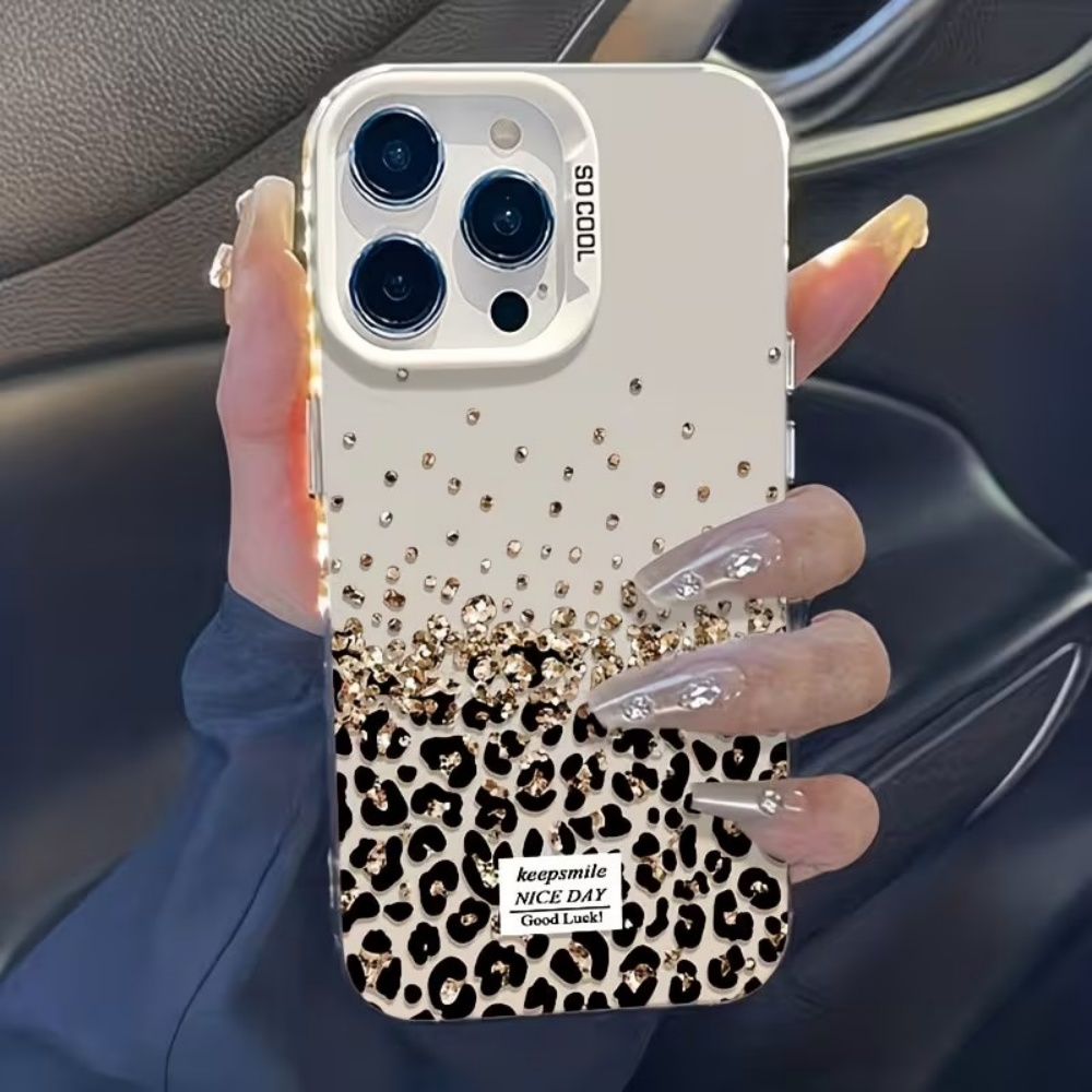 Leopard Speckled Gold Matte Fi - Phone Cases Rugged 评论和价格