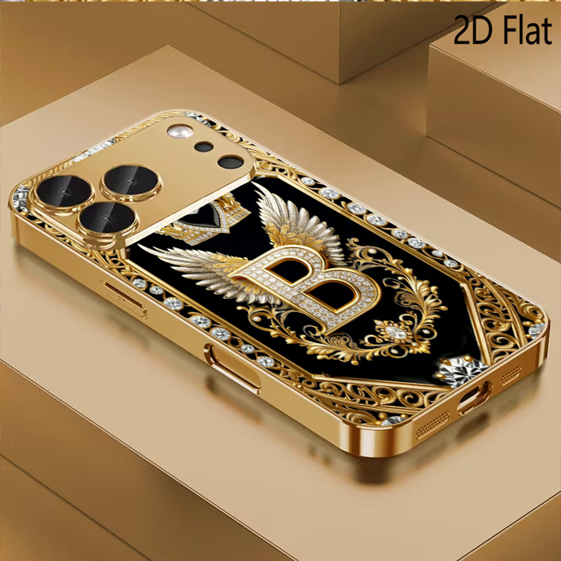 B-Badge print Patterned temper - Phone Cases With Camera Cover 评论和价格