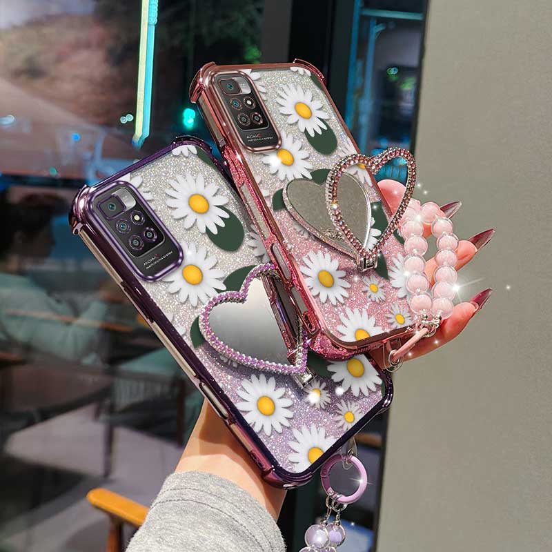 3pcs(White daisy phone Case+La - Phone Cases India 评论和价格