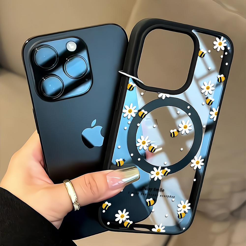 Fresh Daisy Bee Phone Case For - Phone Cases Magsafe 评论和价格
