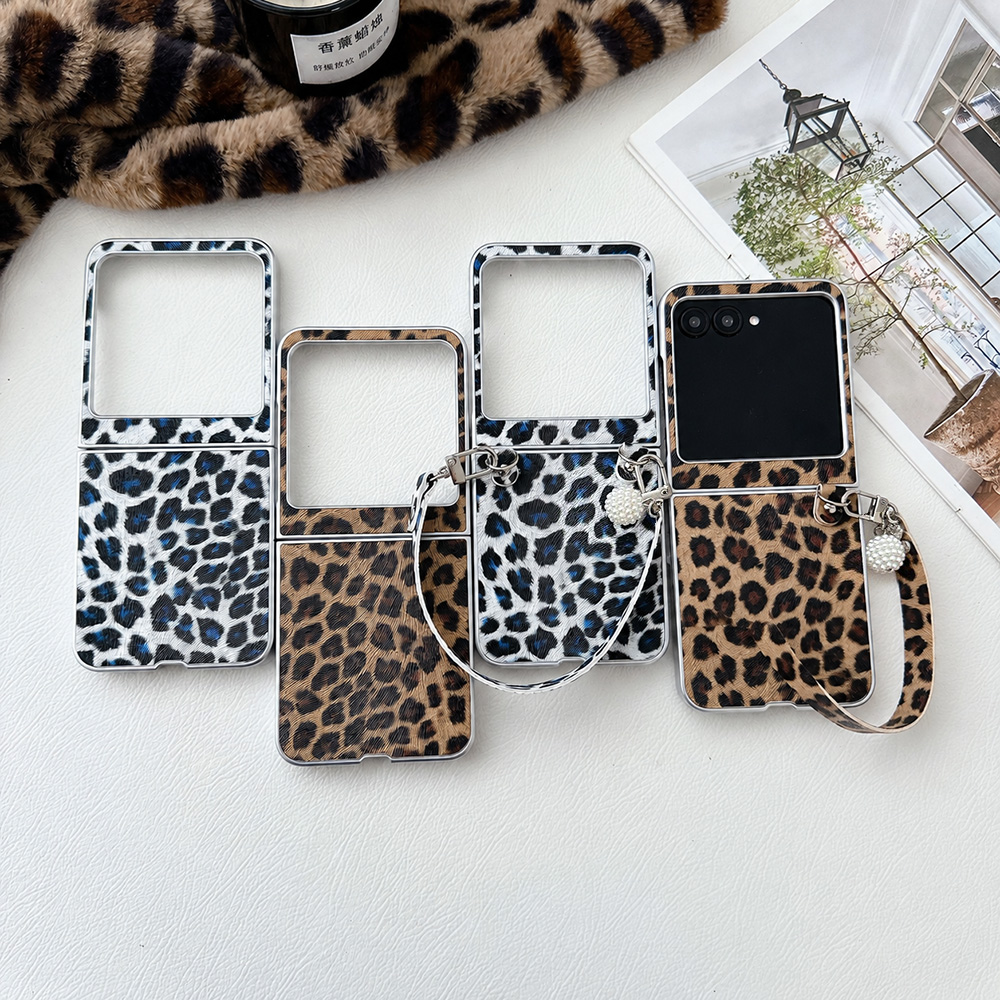 Leopard Print Folding Flip Pho - Phone Cases With Pictures 评论和价格