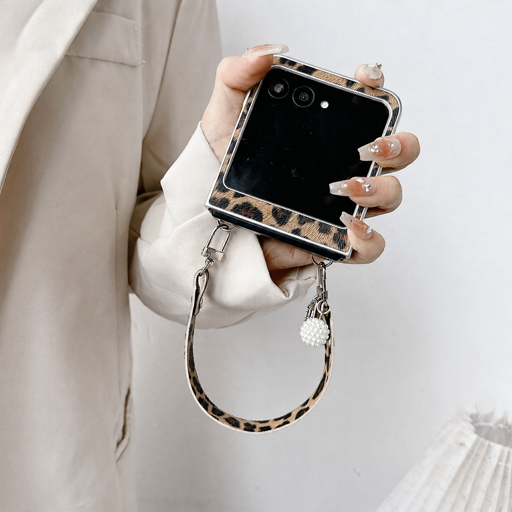 Leopard Print Folding Flip Pho - Phone Cases With Pictures 评论和价格