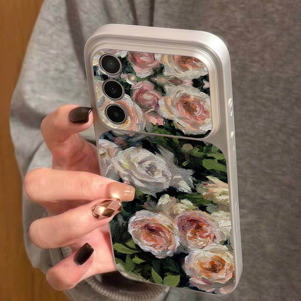 Flower Phone Case For iPhone 1 - Phone Cases With Camera Cover 评论和价格