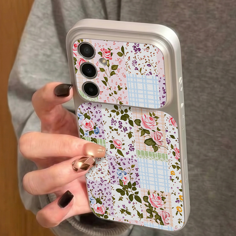 Flower Phone Case For iPhone 1 - Phone Cases With Camera Cover 评论和价格