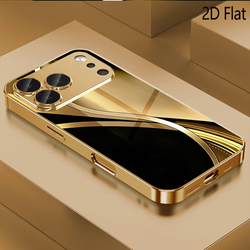 black gold print Patterned tem - Phone Cases With Camera Cover 评论和价格