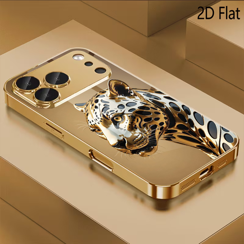 Cheetah print Patterned temper - Phone Cases With Camera Cover 评论和价格