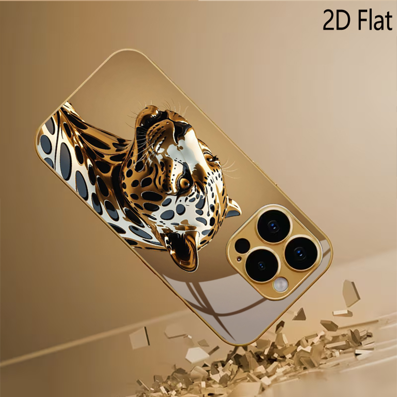Cheetah print Patterned temper - Phone Cases With Camera Cover 评论和价格