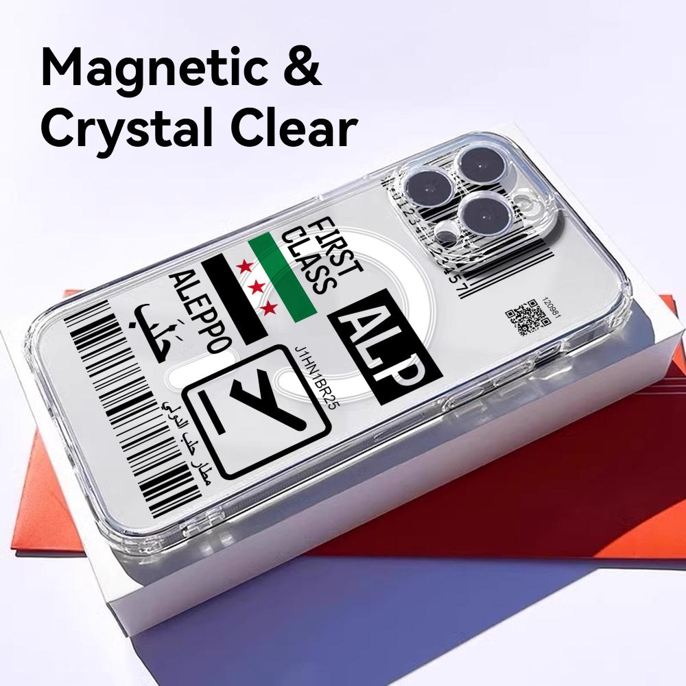 plane travel ticket syria Phon - Phone Cases Magsafe 评论和价格