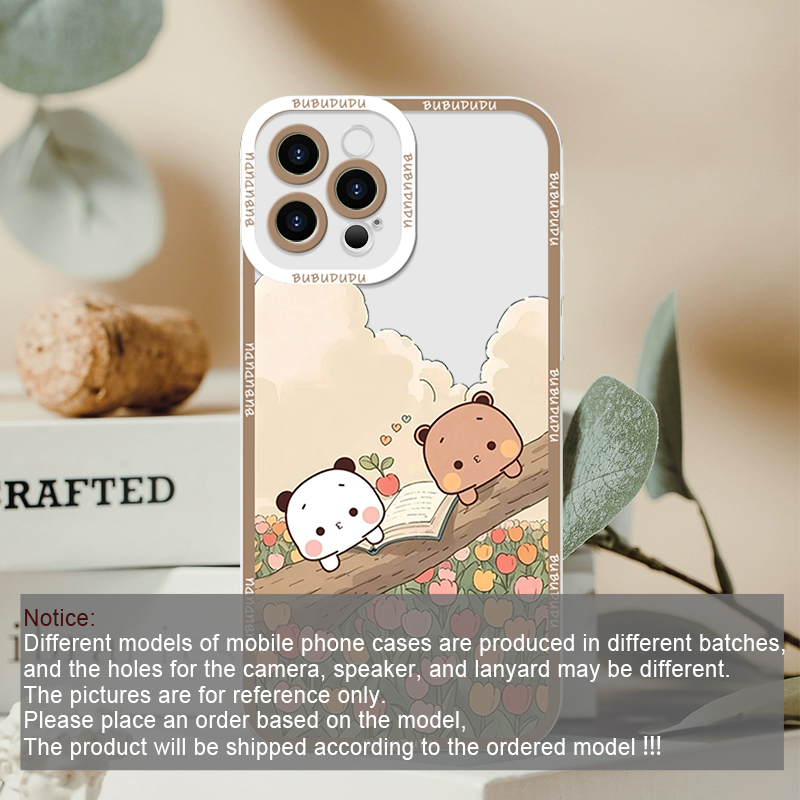 Cute BUBU DUDU Couple Clear Ph - Phone Cases Clear 评论和价格