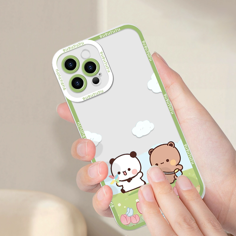 Cute BUBU DUDU Couple Clear Ph - Phone Cases Clear 评论和价格