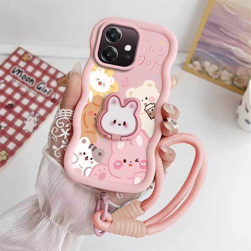 3pcs( Cute Pink Rabbit Phone C - Phone Cases India 评论和价格