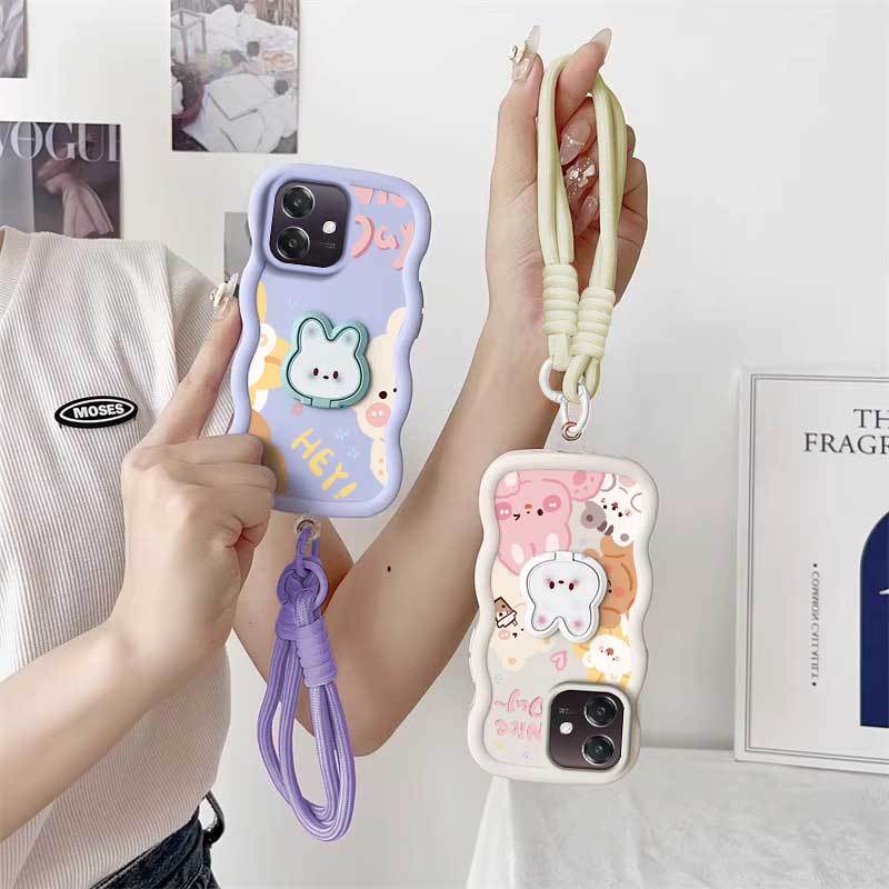 3pcs( Cute Pink Rabbit Phone C - Phone Cases India 评论和价格