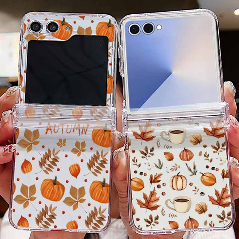 Autumn Maple Leaf Pattern Phon - Phone Cases Clear 评论和价格