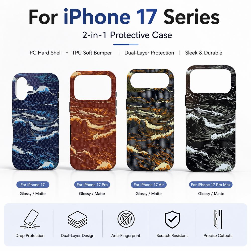Luxury Carbon Fiber Sea Wave T - Phone Cases Magsafe 评论和价格