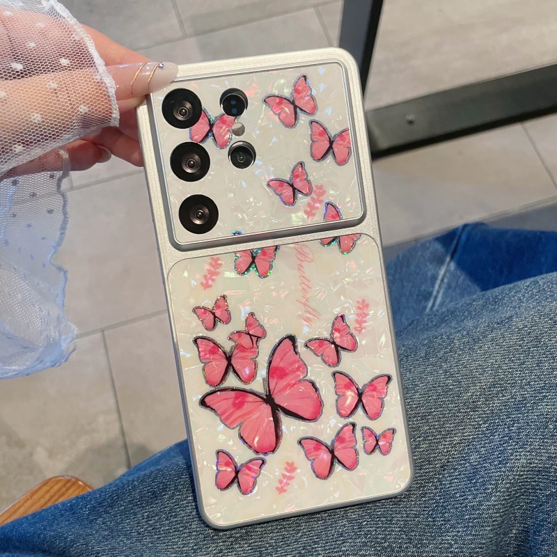 Luxury Butterfly Aurora Shell  - Luxury Plating Case 评论和价格