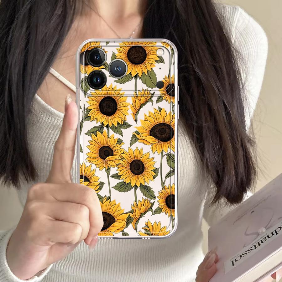 Cute Sunflower Pattern Case fo - Phone Cases Xr Iphone 评论和价格