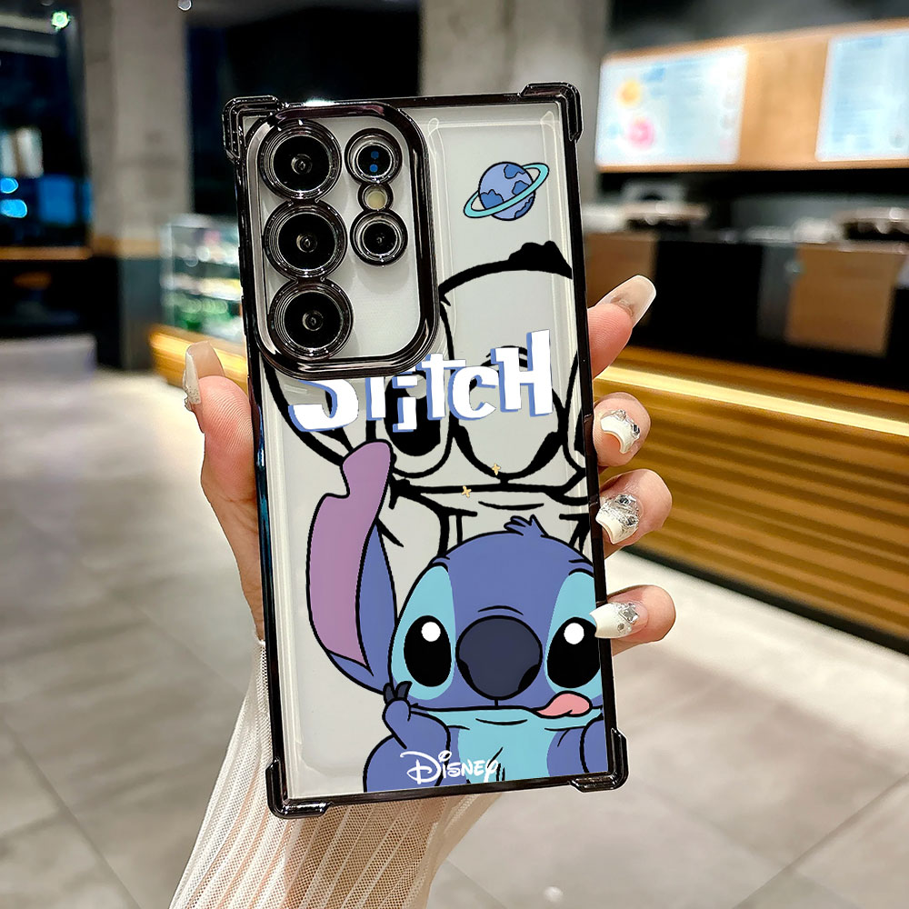 Stitch Line Background Silicon - Phone Cases Disney 评论和价格