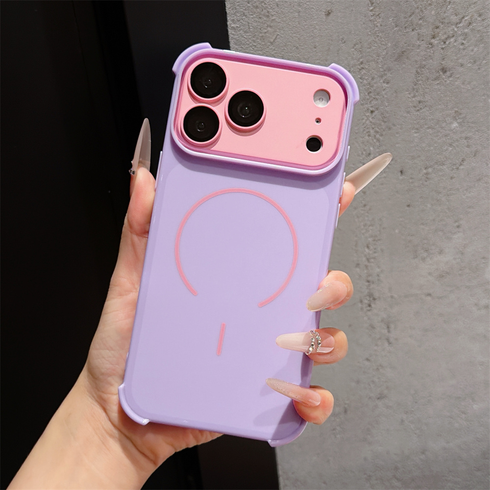Contrast Color Armor Phone Cas - Phone Cases Magsafe 评论和价格