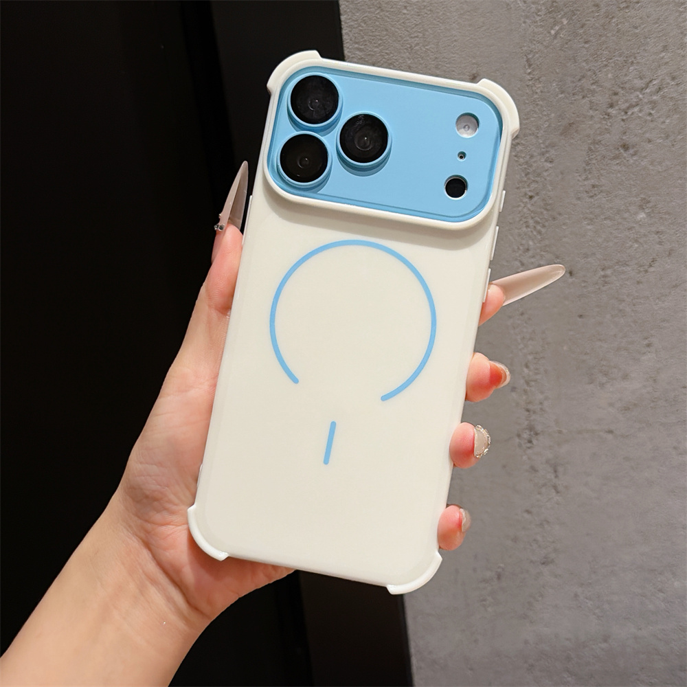 Contrast Color Armor Phone Cas - Phone Cases Magsafe 评论和价格