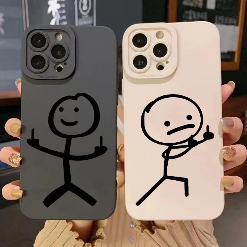 Cute Cartoon Matchman Matte Si - Phone Cases Rugged 评论和价格