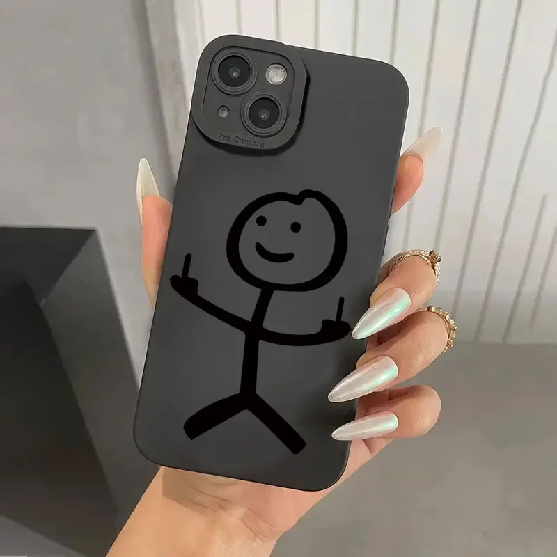 Cute Cartoon Matchman Matte Si - Phone Cases Rugged 评论和价格