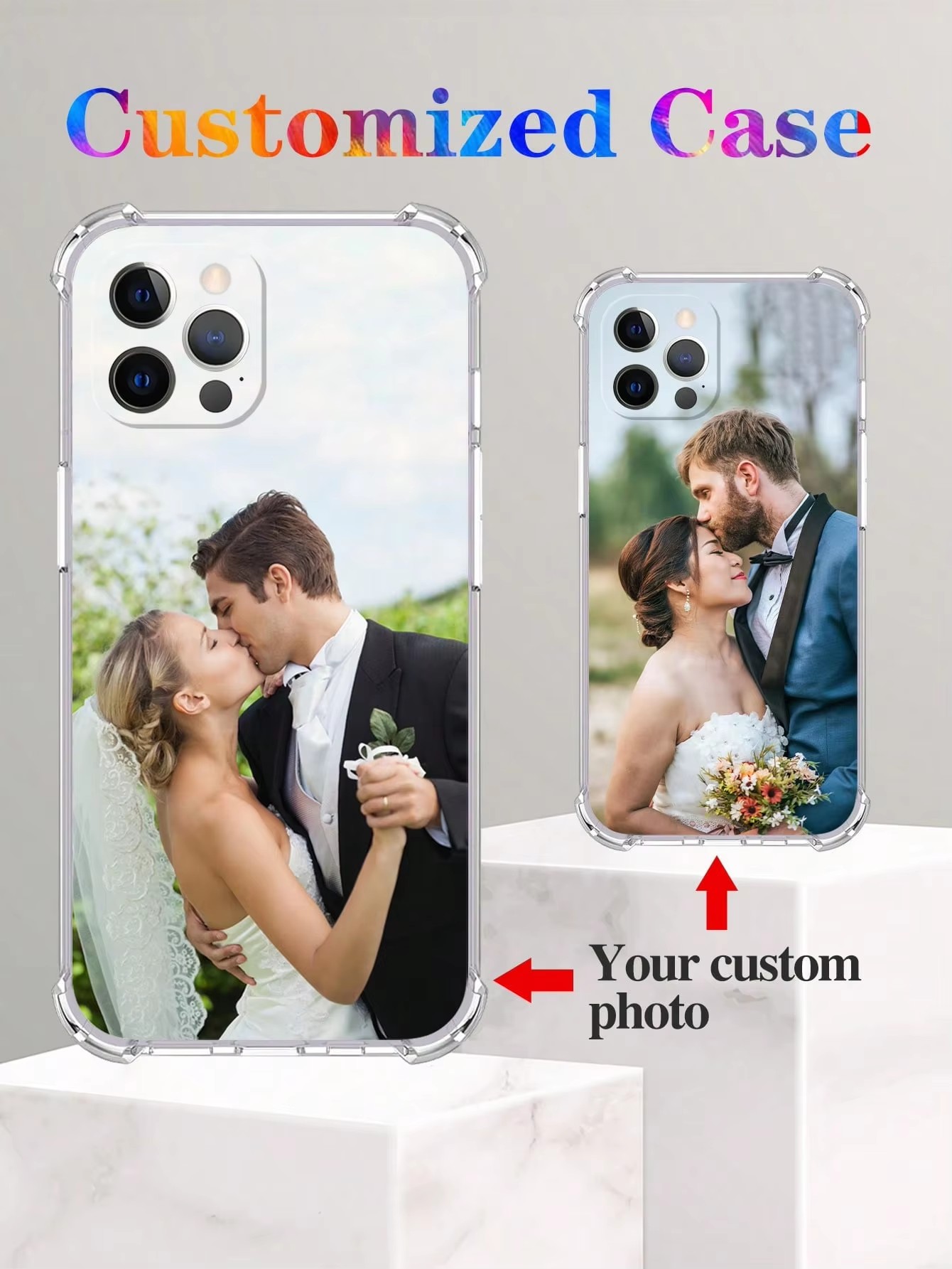 Clear Shockproof Cover For iPh - Phone Cases With Pictures 评论和价格