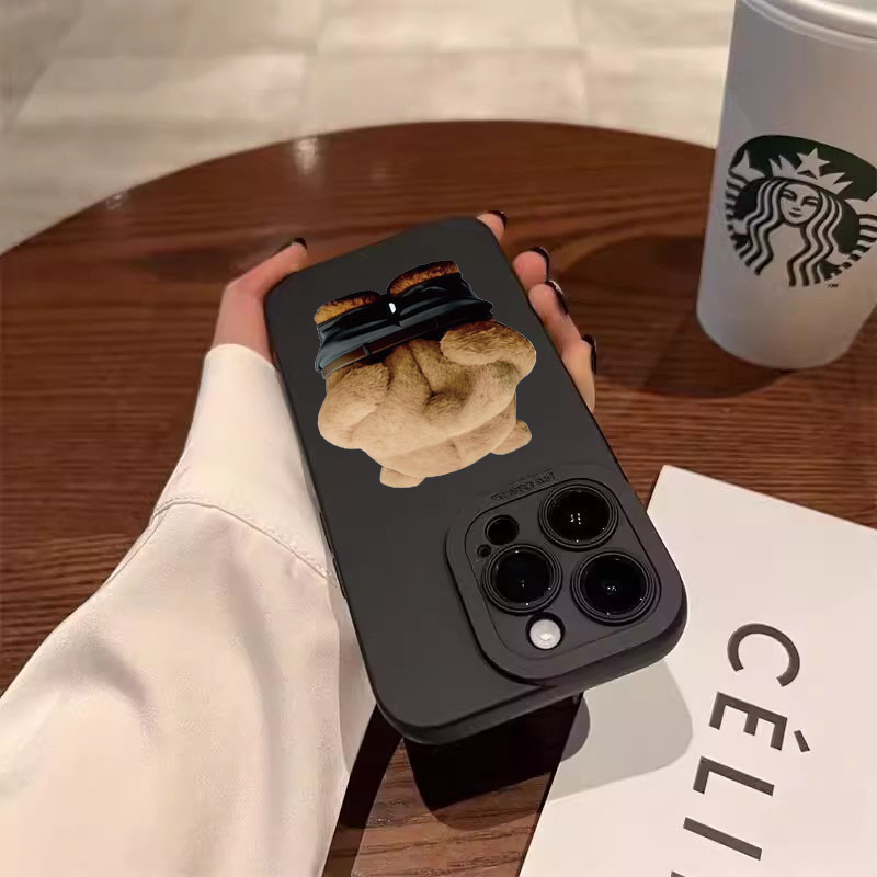 Funny Cool Bear Silicone Phone - Phone Cases Rugged 评论和价格