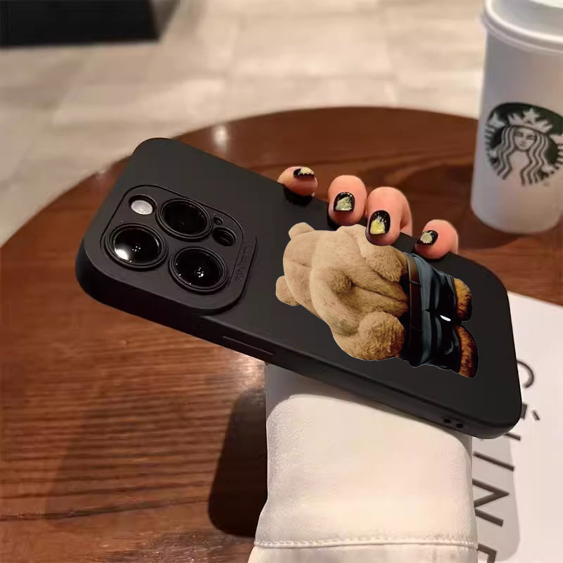 Funny Cool Bear Silicone Phone - Phone Cases Rugged 评论和价格