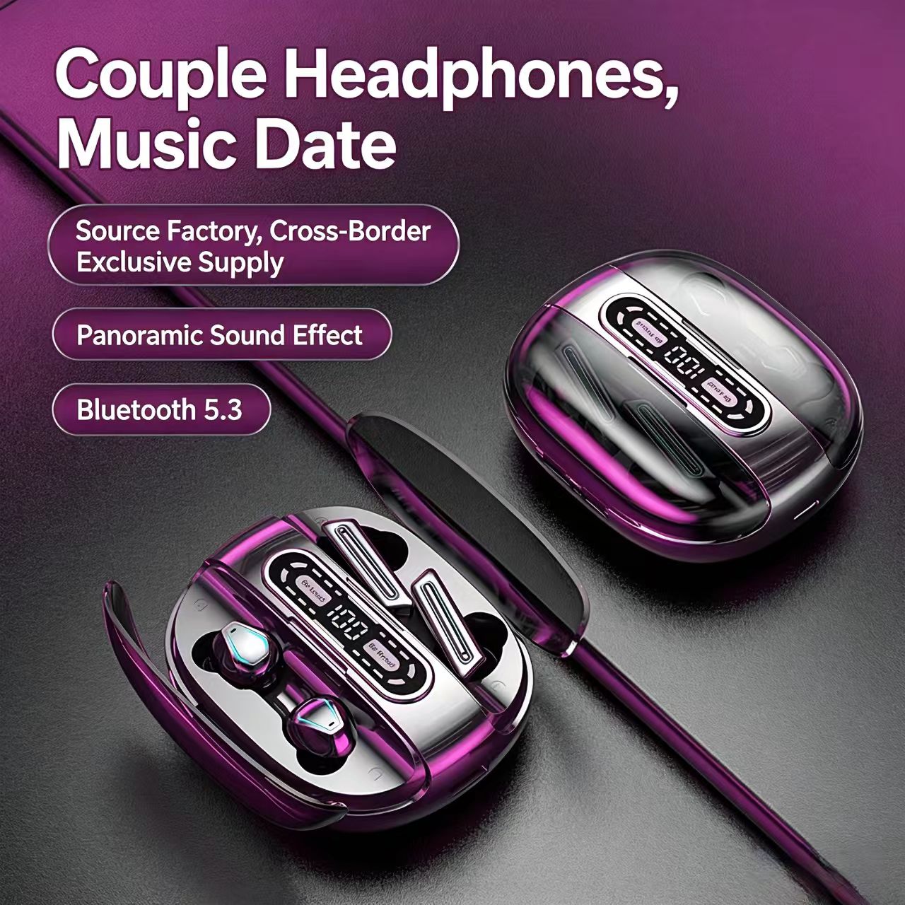 Couple Headphones for 2 Phones - Phone Cases Pk 评论和价格