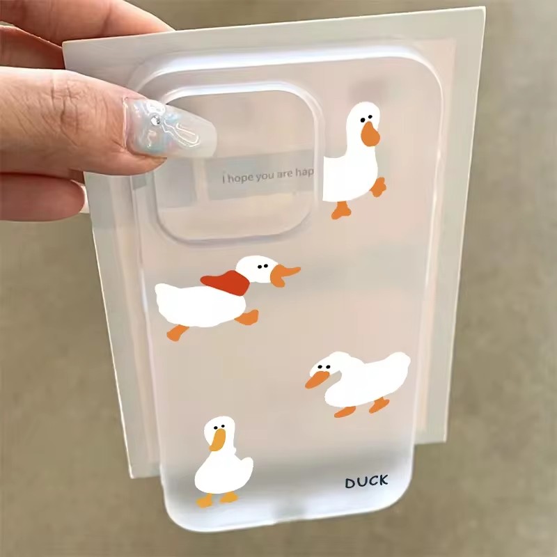 Super Cute Duck Quack Matte Tr - Phone Cases Rugged 评论和价格