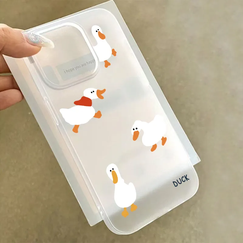 Super Cute Duck Quack Matte Tr - Phone Cases Rugged 评论和价格