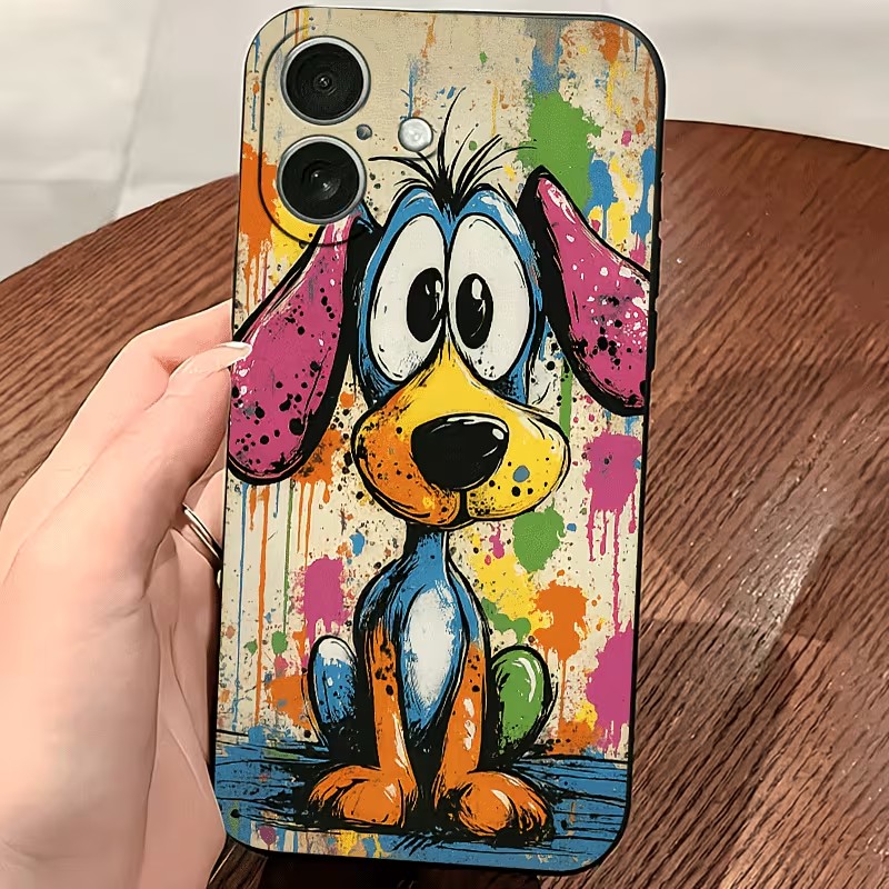 Graffiti Colored Puppy TPU Pho - Phone Cases Xr Iphone 评论和价格