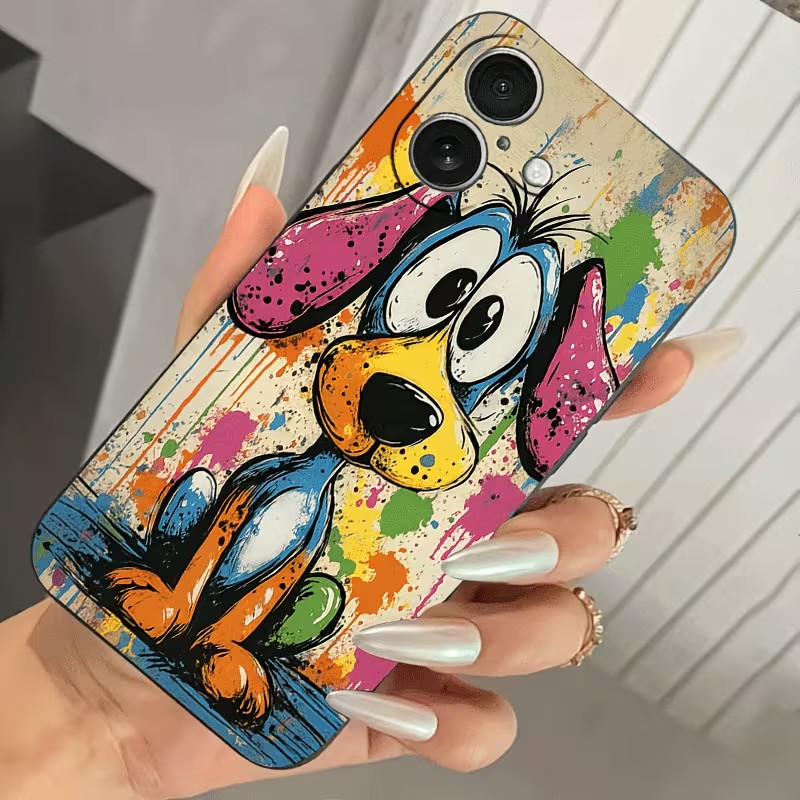 Graffiti Colored Puppy TPU Pho - Phone Cases Xr Iphone 评论和价格