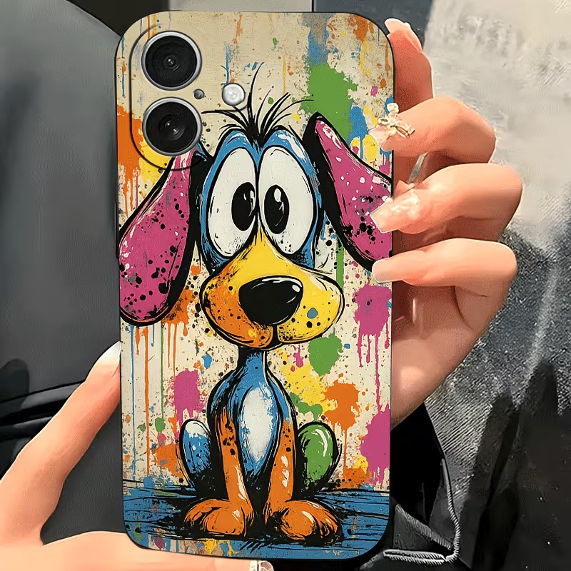 Graffiti Colored Puppy TPU Pho - Phone Cases Xr Iphone 评论和价格