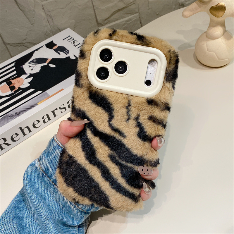 Luxury Zebra Pattern Fluffy Pl - Phone Cases For Iphone 13 评论和价格