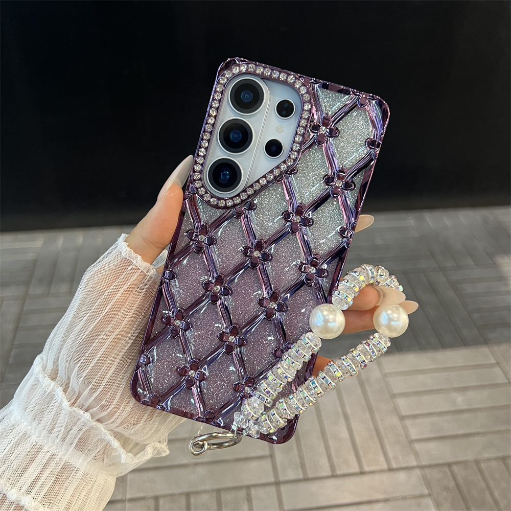 Luxury Plating Flower Glitter  - Luxury Plating Case 评论和价格