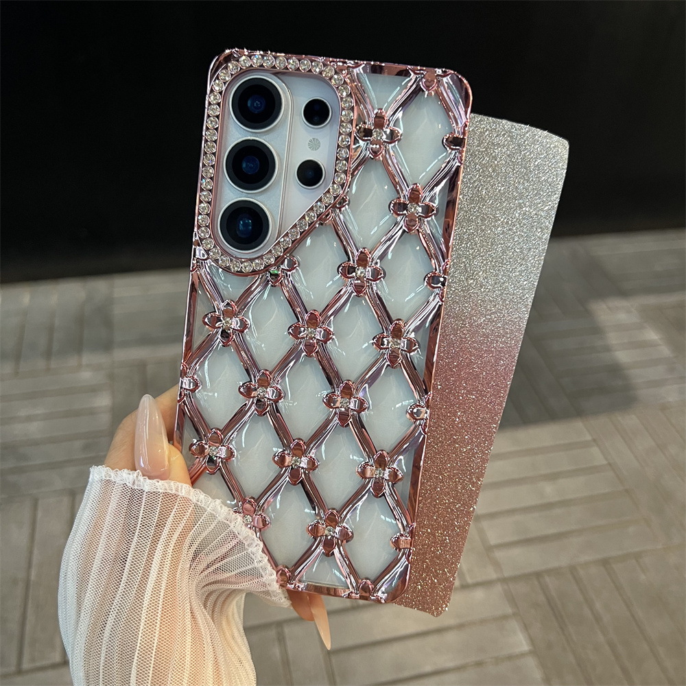 Luxury Plating Flower Glitter  - Luxury Plating Case 评论和价格
