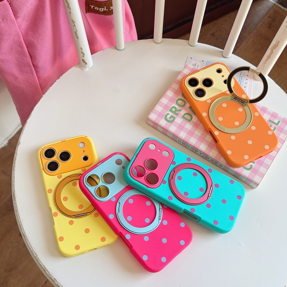 INS Polka Dot Magnetic 360° Ro - Phone Cases Magsafe 评论和价格